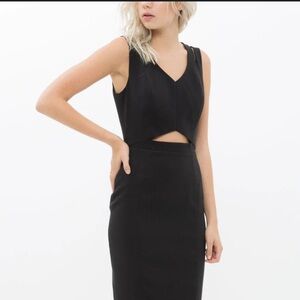 Black mini keyhole dress size 1x